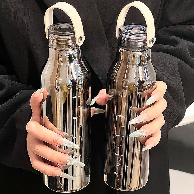 屋外、オフィス、家庭、スポーツなど、さまざまなシーンで使える - Outdoor Sport Glass Water Bottle のレビューと価格